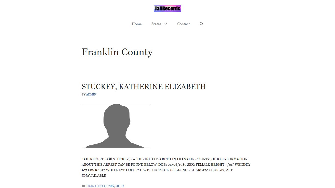 Franklin County Arrest Records